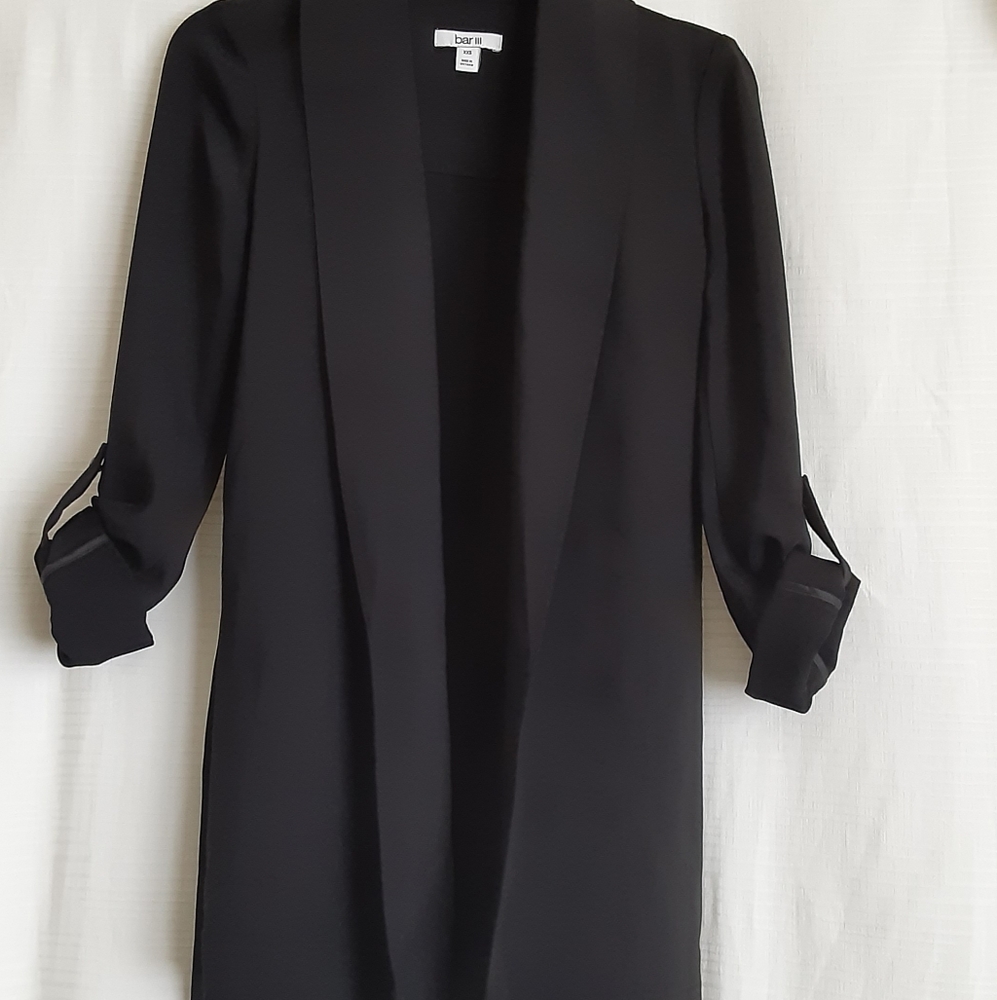 Bar lll black blazer Size XXS 100% Polyester $30 - Picture 5 of 8